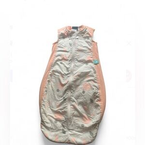 💕 Ergopouch pink gray sleepsack size 0-12 month cotton cozy fall winter